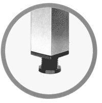 Tischfu&szlig; im Detail